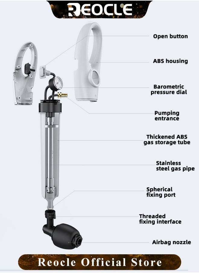 Powerful Toilet Plunger Air Drain Blaster Sink Plunger Drain Clog Remover Tool High Pressure Drain Blaster Gun for Toilet & Bathroom & Shower & Clogged Pipes - pzsku/ZA78EE0F707D42C578305Z/45/_/1725499792/ecc55bb7-8245-4966-b835-271217ac5a29