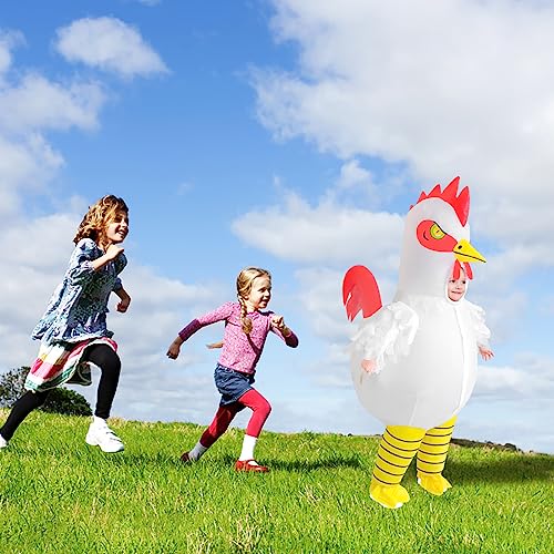 Stegosaurus Inflatable Chicken Costume for Kids Halloween Costume for Kid Boys Girls Funny Blow up Costumes for Cosplay Party - Image 5
