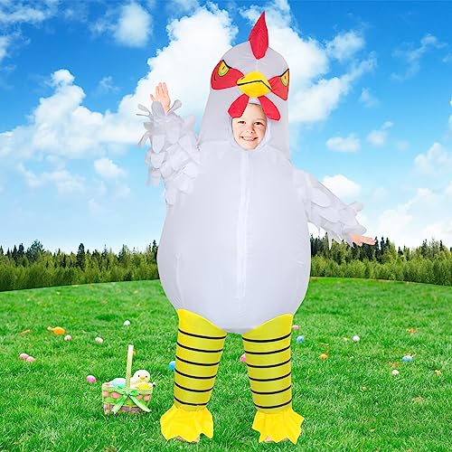 Stegosaurus Inflatable Chicken Costume for Kids Halloween Costume for Kid Boys Girls Funny Blow up Costumes for Cosplay Party - Image 3
