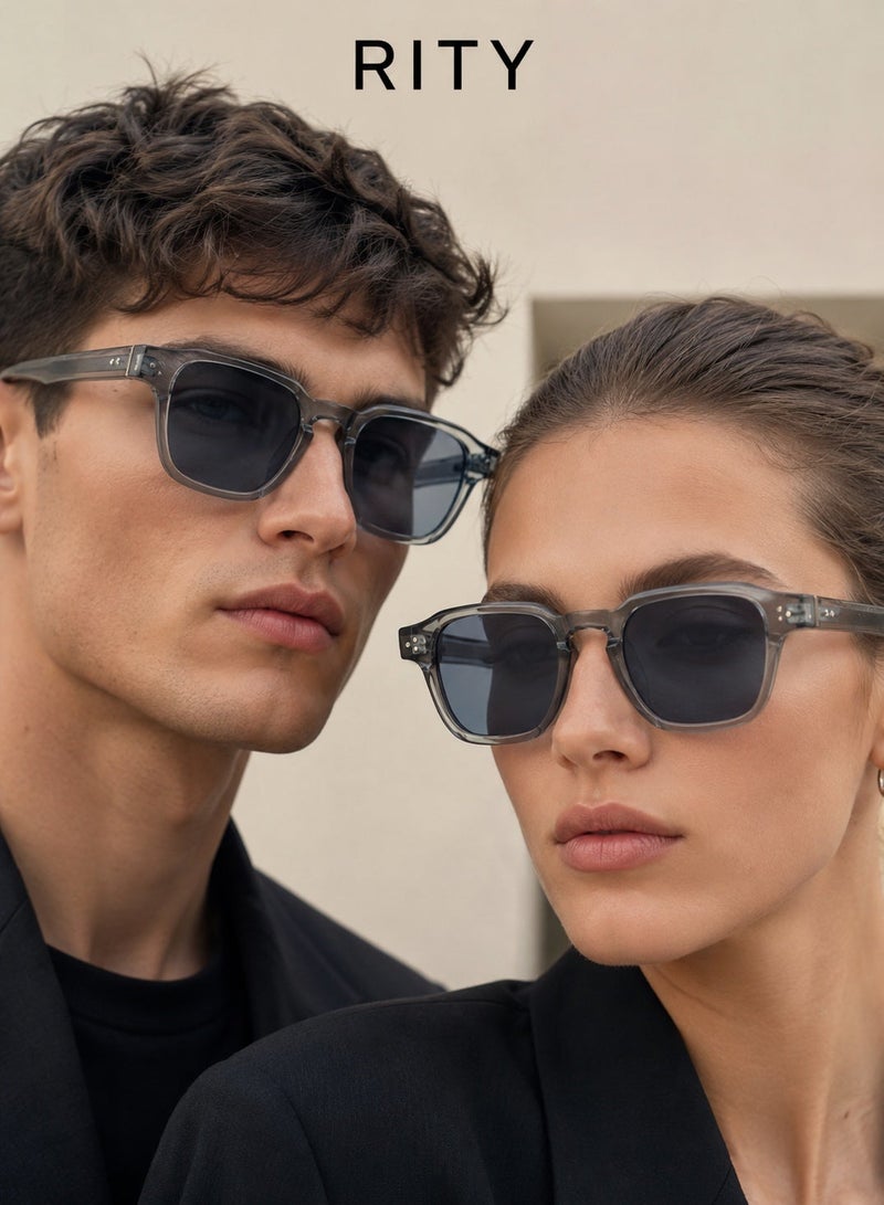 RITY Men & Women Polarized Sunglasses with UV Protection | Trendy Lightweight Fashion Eyewear for Driving, Travel, Beach & Outdoor Activities | Comfortable & Durable Design - Image 2