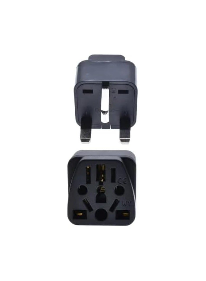erorex International Travel Adapter for Electronics Items USA, Canada, EU, AU, to UAE, Dubai, UK, HK 3-Pin Plug Converter for Hotels, Airports & Business Trips  - Image 1