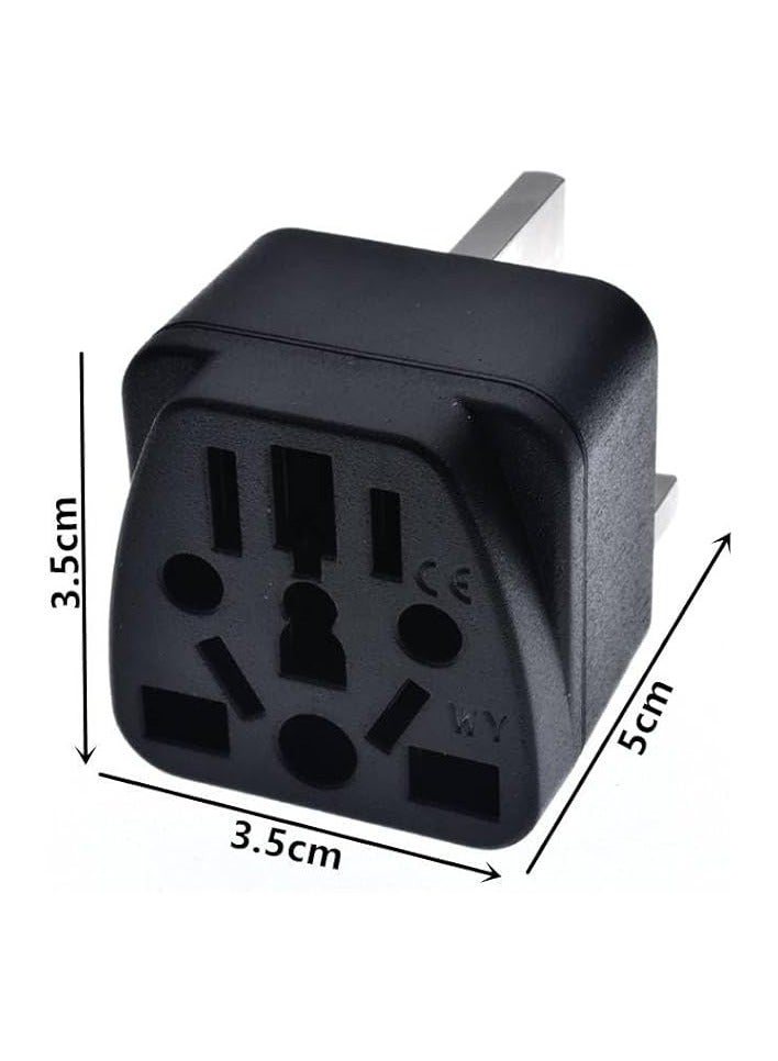 erorex International Travel Adapter for Electronics Items USA, Canada, EU, AU, to UAE, Dubai, UK, HK 3-Pin Plug Converter for Hotels, Airports & Business Trips  - Image 4