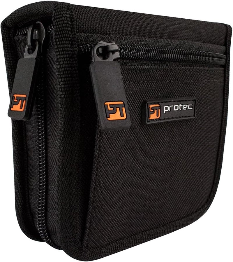 Pro Tec A211ZIP Double Tuba Mouthpiece Pouch with Zipper Closure