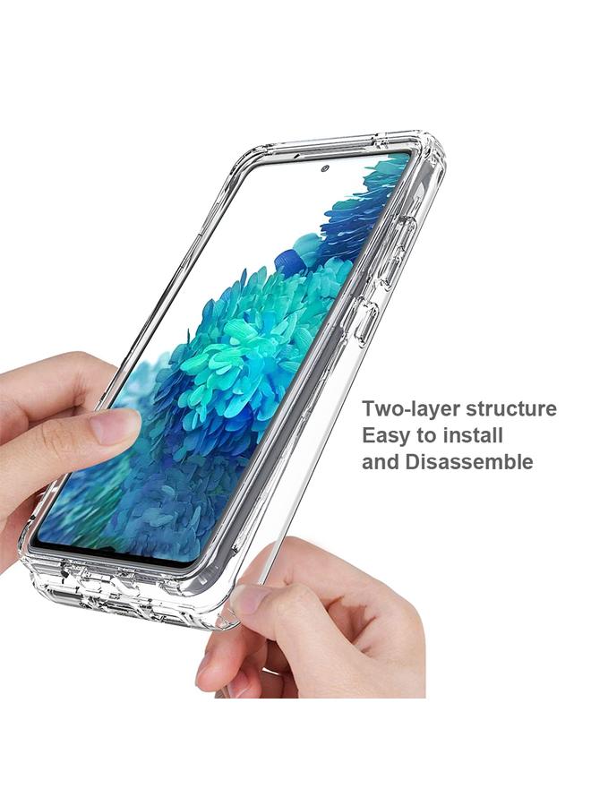 S-TOP Case For Samsung Galaxy S20 FE Shockproof High Transparency Two-color Gradual Change PC+TPU Candy Colors Protective Case - Image 3