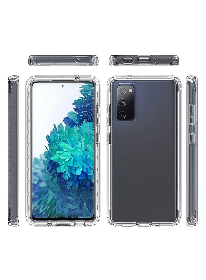 S-TOP Case For Samsung Galaxy S20 FE Shockproof High Transparency Two-color Gradual Change PC+TPU Candy Colors Protective Case - Image 2