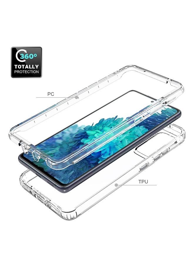S-TOP Case For Samsung Galaxy S20 FE Shockproof High Transparency Two-color Gradual Change PC+TPU Candy Colors Protective Case - Image 4