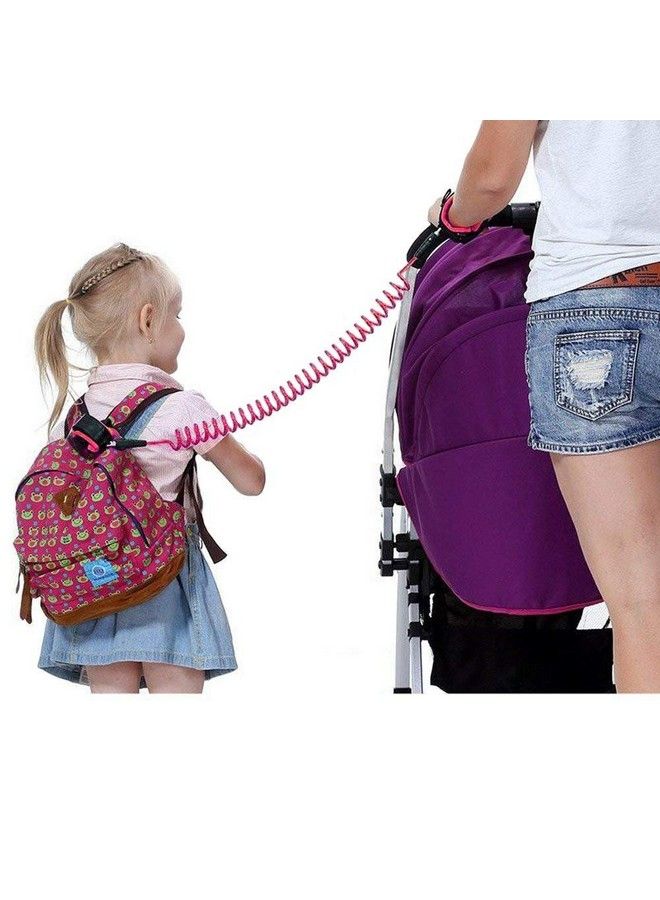 ONWON Anti Lost Safety Wrist Link Child Safety Harness Strap Rope Leash Walking Hand Belt Band Wristband(1.5M Pink) - Image 4