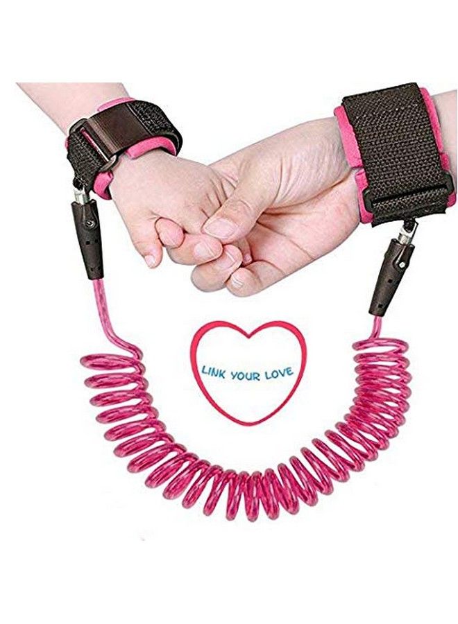 ONWON Anti Lost Safety Wrist Link Child Safety Harness Strap Rope Leash Walking Hand Belt Band Wristband(1.5M Pink) - Image 2