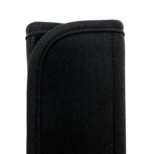 Wanty® 1 Pair of 2 Black Color Neoprene Multipurpose Comfort Shoulder Strap Pads Shoulder Cushion Pad Protector for Laptop/Travel Bag/Messenger/Boxing/Car Seat Belts Protect Pads (black) - Image 4