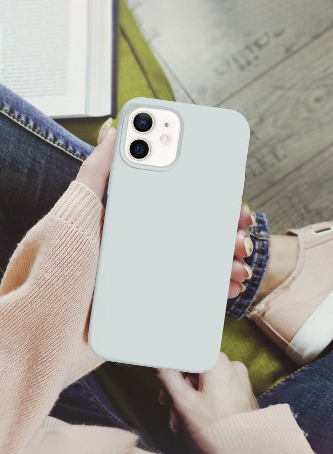 CATANES [for iPhone 12] Silicone Case Shockproof Protective Case Anti Scratch Smooth Case Cover/White - Image 4