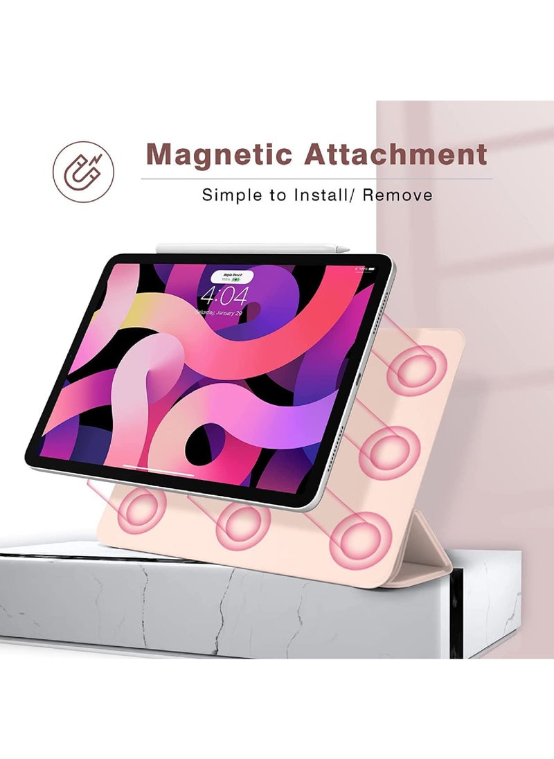 Rock Pow Magnetic Case For iPad Air 11 inch M3/M2 2025/2024 Gen iPad Air 11 Case/Case For iPad Air 5 10.9 inch 2022/Air 4 10.9 inch 2020 iPad Air 10.9 Case Slim Stand Convenient Magnetic Attachment Auto Sleep/Wake Slim Stand Cover for air 6th/air 7th 11inch 2025/2024,Air 5th/air 4th 10.9inch 2022/2020 Rebound Series  - Image 3