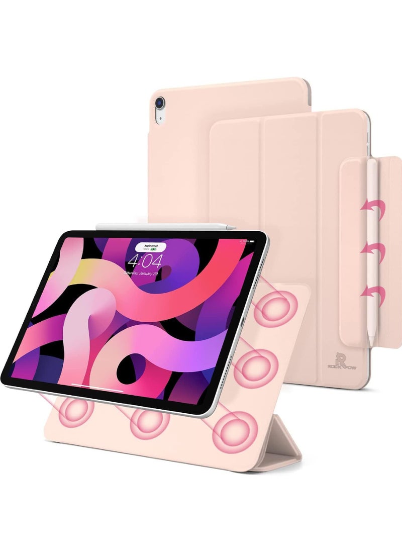 Rock Pow Magnetic Case For iPad Air 11 inch M3/M2 2025/2024 Gen iPad Air 11 Case/Case For iPad Air 5 10.9 inch 2022/Air 4 10.9 inch 2020 iPad Air 10.9 Case Slim Stand Convenient Magnetic Attachment Auto Sleep/Wake Slim Stand Cover for air 6th/air 7th 11inch 2025/2024,Air 5th/air 4th 10.9inch 2022/2020 Rebound Series  - Image 1
