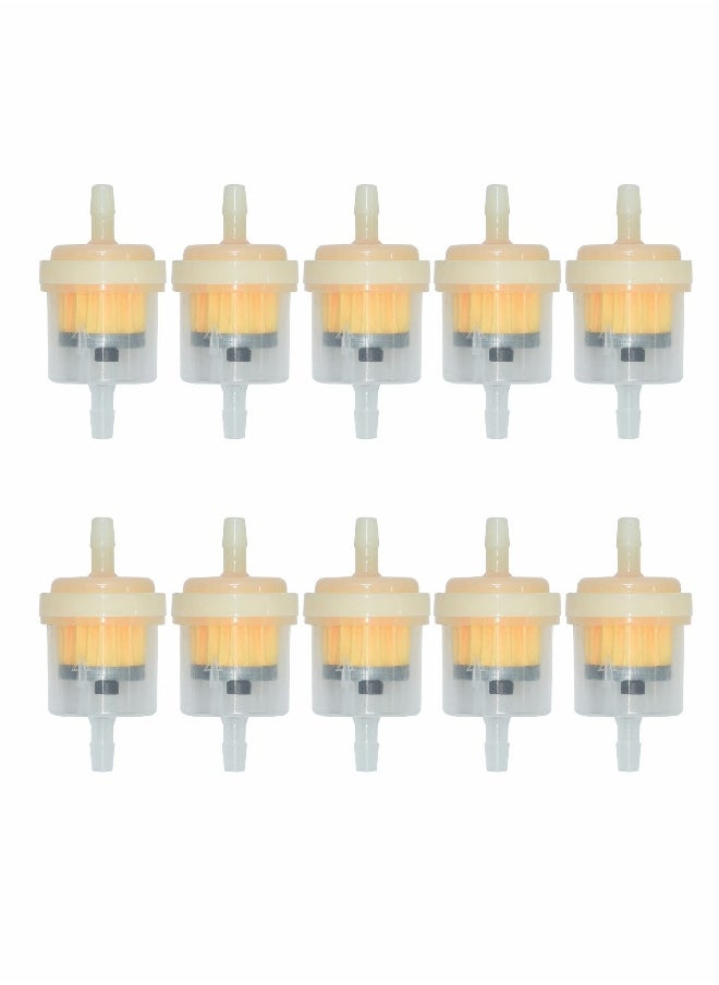 Generic Universal Gas Inline Fuel Filters with Magnet for Motorcycle ATV Quad Go Karts Accessories 3/16 Inch (Pack of 30)  - Image 1