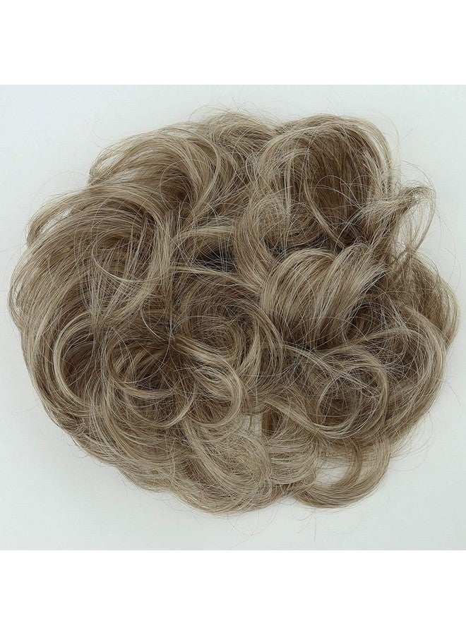 كايشا قطعة شعر فوضوية مموجة وضخمة من ألياف صناعية مقاومة للحرارة، أشقر بني G22A - Image 4