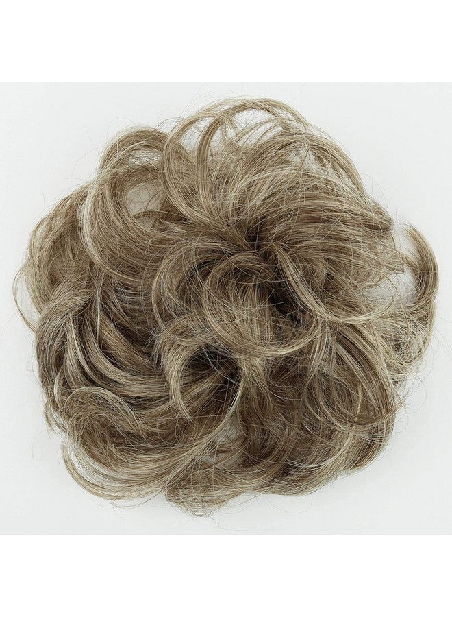 كايشا قطعة شعر فوضوية مموجة وضخمة من ألياف صناعية مقاومة للحرارة، أشقر بني G22A - Image 3