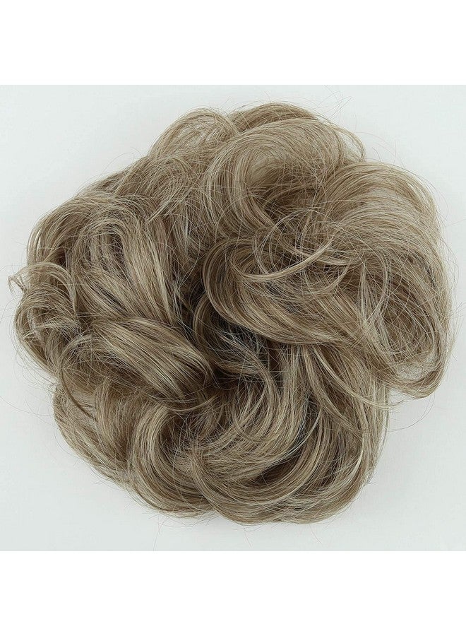 كايشا قطعة شعر فوضوية مموجة وضخمة من ألياف صناعية مقاومة للحرارة، أشقر بني G22A - Image 2