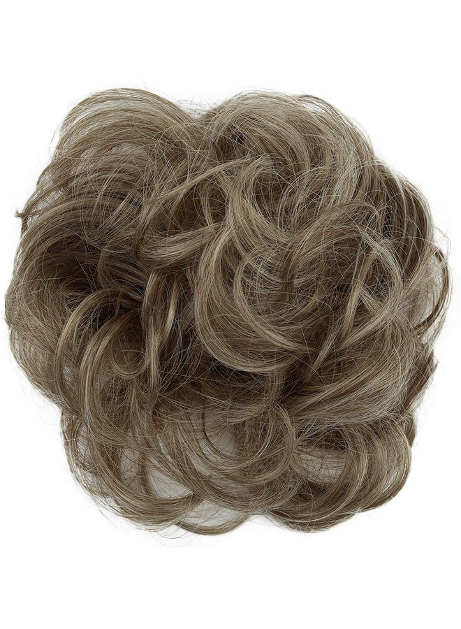 كايشا قطعة شعر فوضوية مموجة وضخمة من ألياف صناعية مقاومة للحرارة، أشقر بني G22A - Image 1
