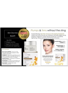 Skin Doctors SKIN DOCTORS BEELIFT - Award Winning Anti-Ageing Skincare Treatment Cream with Bee Venom, Manuka Honey & Royal Jelly. 50ml  - Image 4