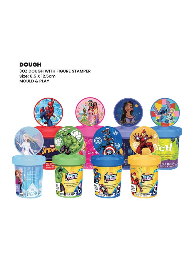 Marvel Hulk 3OZ Dough with Figure Stamper | Non-Toxic Clay for Kids | Creative Art Toy | Green - Image 5