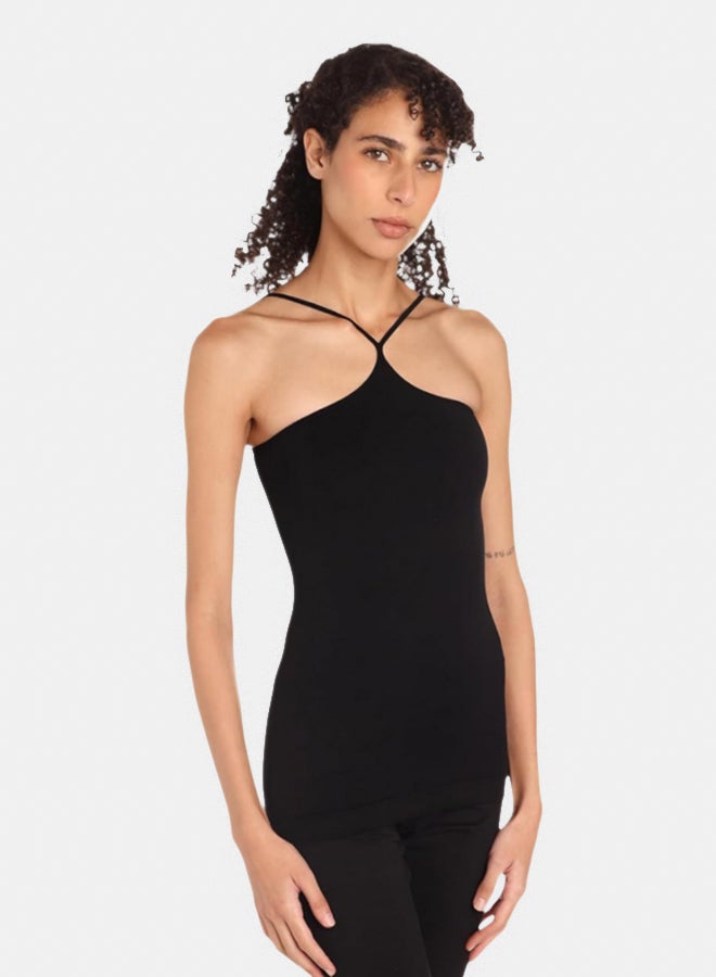 Silvy Lycra Donna Solid Tank Top For Women - Image 1