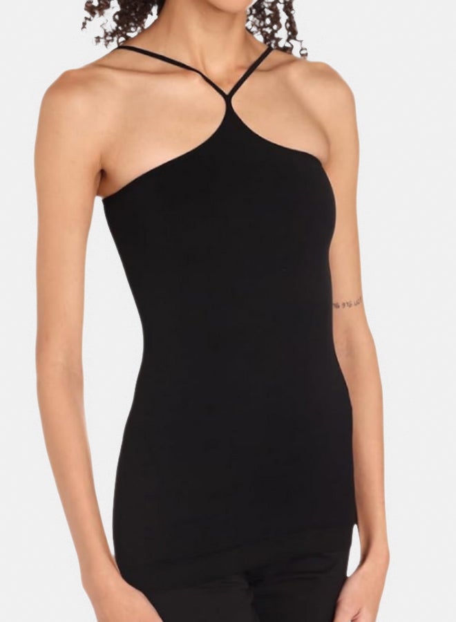 Silvy Lycra Donna Solid Tank Top For Women - Image 3