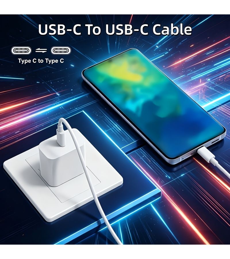 USB C Cable 3 Pack Type C Fast Charging Cord For Android Phones Tablet - Image 4