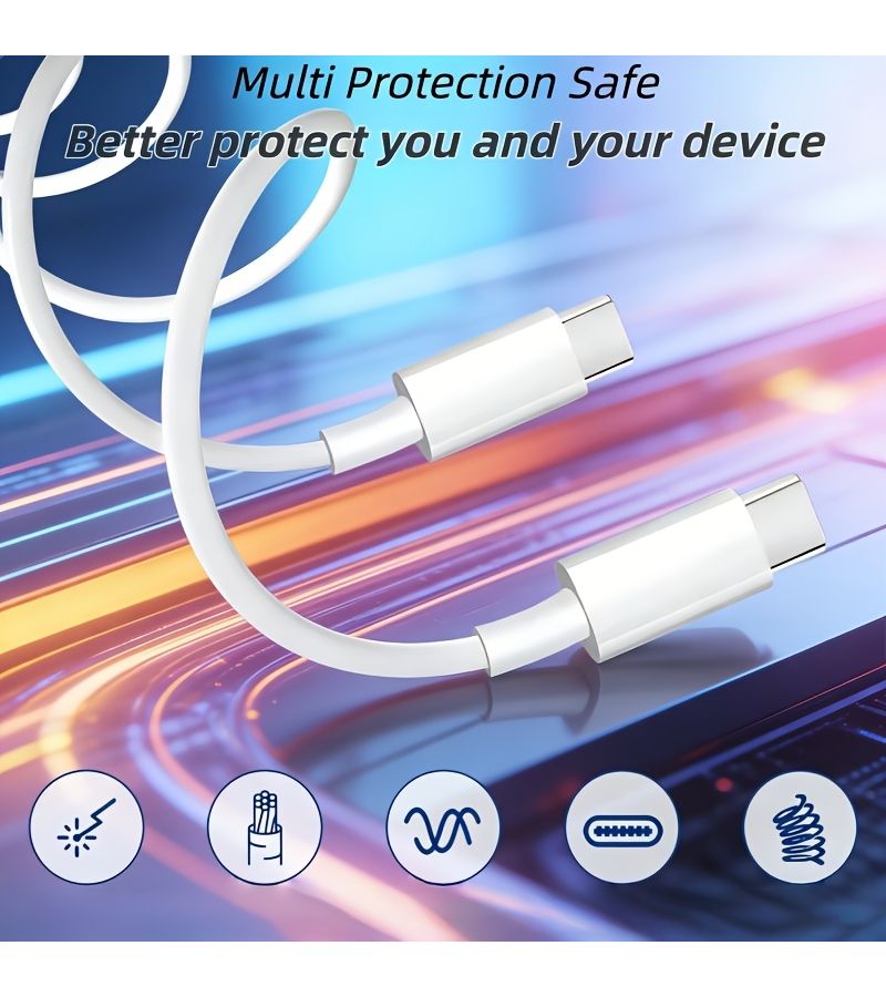 USB C Cable 3 Pack Type C Fast Charging Cord For Android Phones Tablet - Image 3