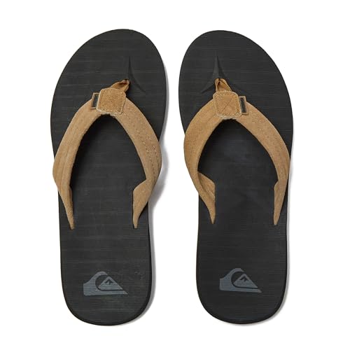 QUIKSILVER صندل كوارفر سويد للرجال من كويكسيلفر، بني/أسود/بني، 9 أمريكي - Image 4