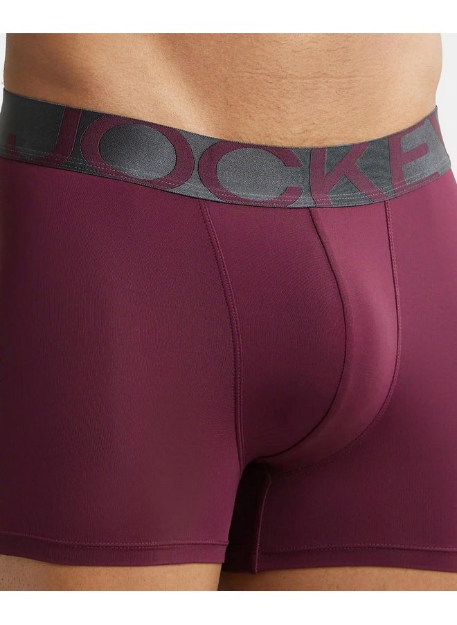 JOCKEY Jockey IC28 Men's Tactel Microfiber Elastane Stretch Solid Trunk with Moisture Move Treatment  - Image 4