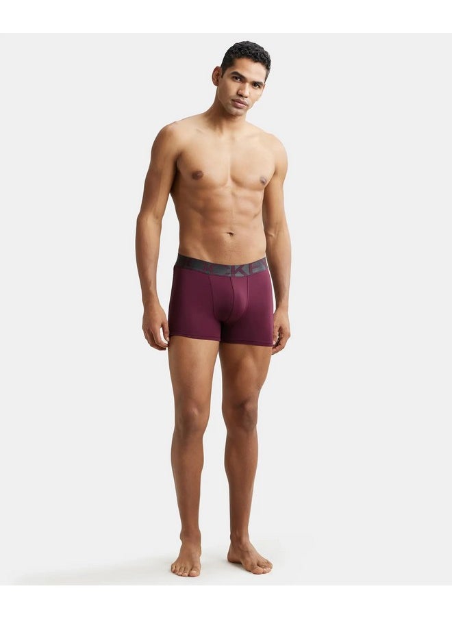 JOCKEY Jockey IC28 Men's Tactel Microfiber Elastane Stretch Solid Trunk with Moisture Move Treatment  - Image 2