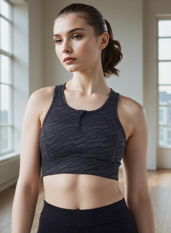 Kappa Printed Racerback Sports Bra - Image 1