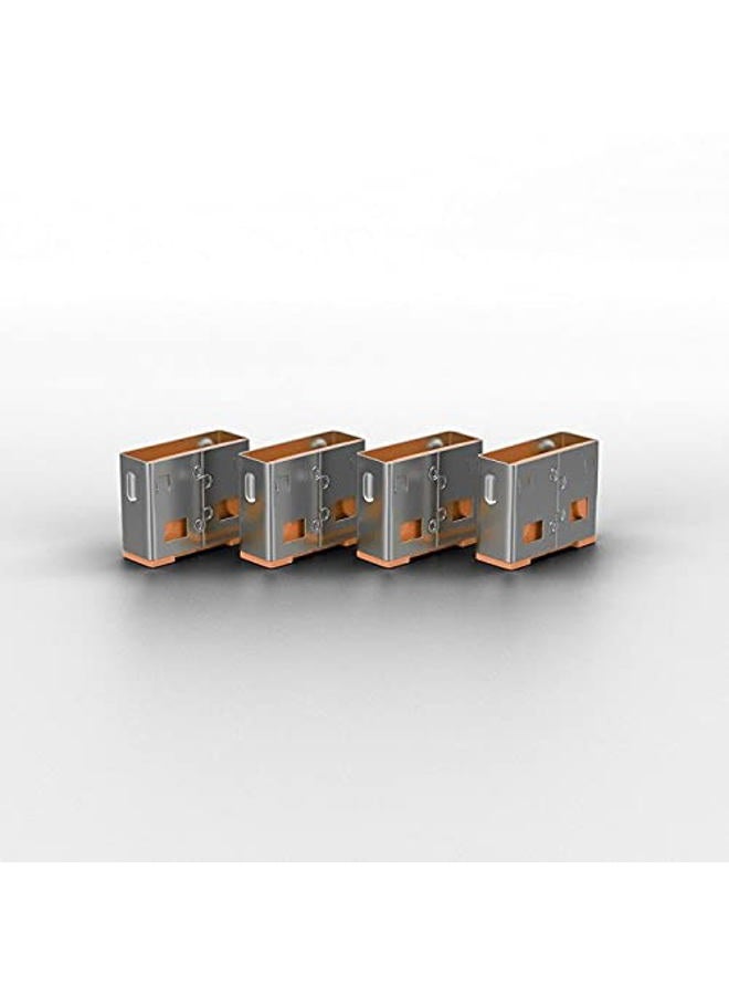 LINDY 40463 10 USB Portschlösser orange - Image 3