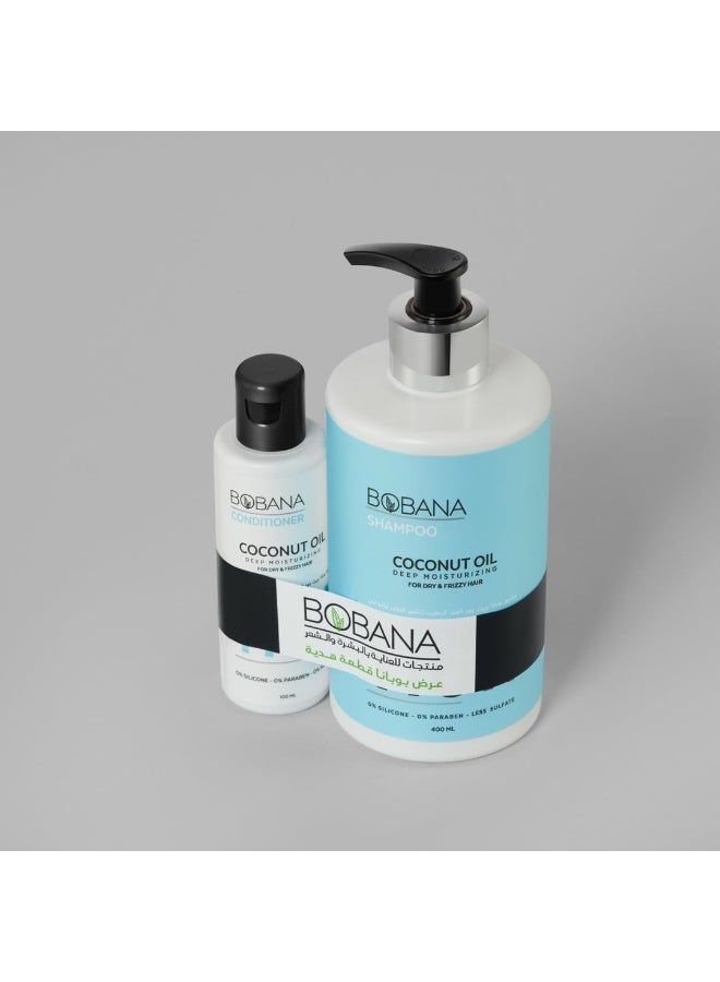 BOBANA Shampoo Coconut Oil 400ml + Conditioner Coconut Oil 100ml - Image 2