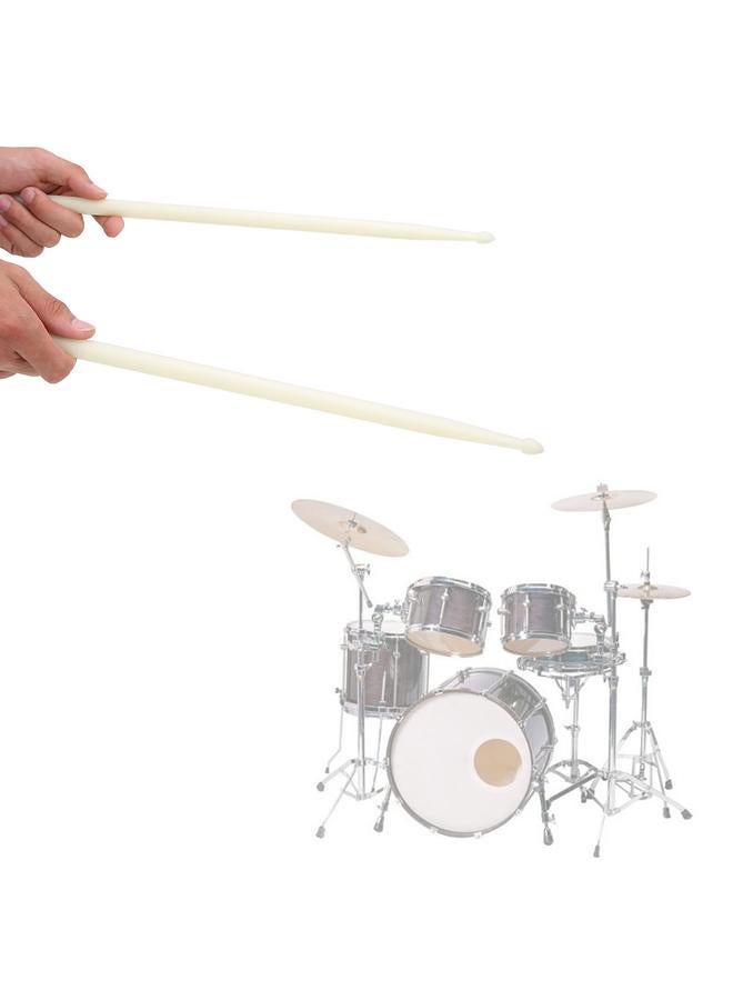 2Pcs High Quality Nylon Glow Drum Stick Dark Night Stage Performance Accessories(Green)