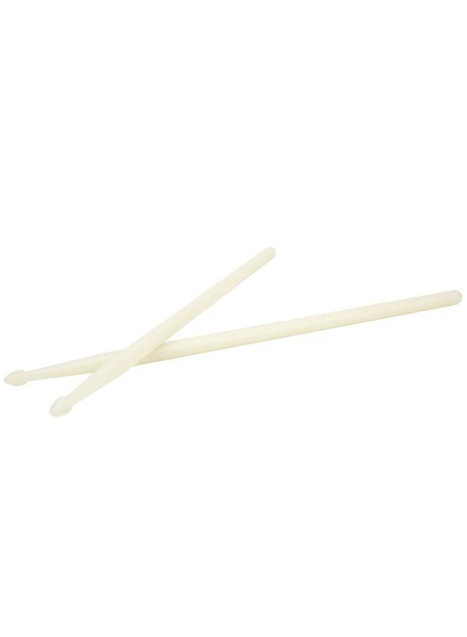 2Pcs High Quality Nylon Glow Drum Stick Dark Night Stage Performance Accessories(Green)