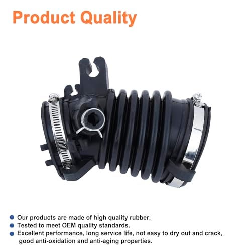 YOUYIEN Engine Air Intake Hose (Tube With Clamps). Replaces Part # 17225-R1A-A01. Fits for Honda Civic 1.8L 2012-2015, Acura Ilx 2.0L 2013-2015. - Image 4