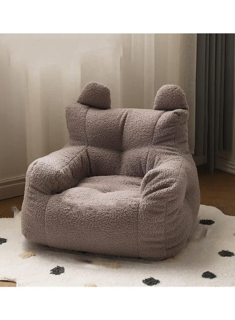 Generic Bean Bag Chair for Kids - Stuffed Animal Storage Bean Bag - Children Sofa Cute Small Bean Bag Chair with Filling Fleece Floor Seat Armchair Boy Girl Bedroom Couch Kids Furniture - Image 2