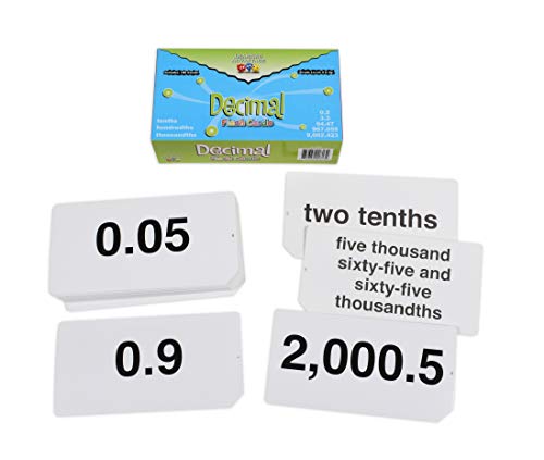Learning Advantage 8658 Decimal Flash Cards - Image 1