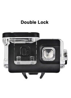 Generic Double Lock Waterproof Housing for Go Pro HERO 2018/7/6/5 Black  - Image 3