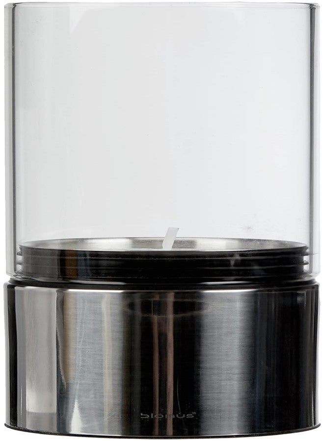 بلوموس حامل شموع بلوموس عريض مصقول، شفاف - Image 1