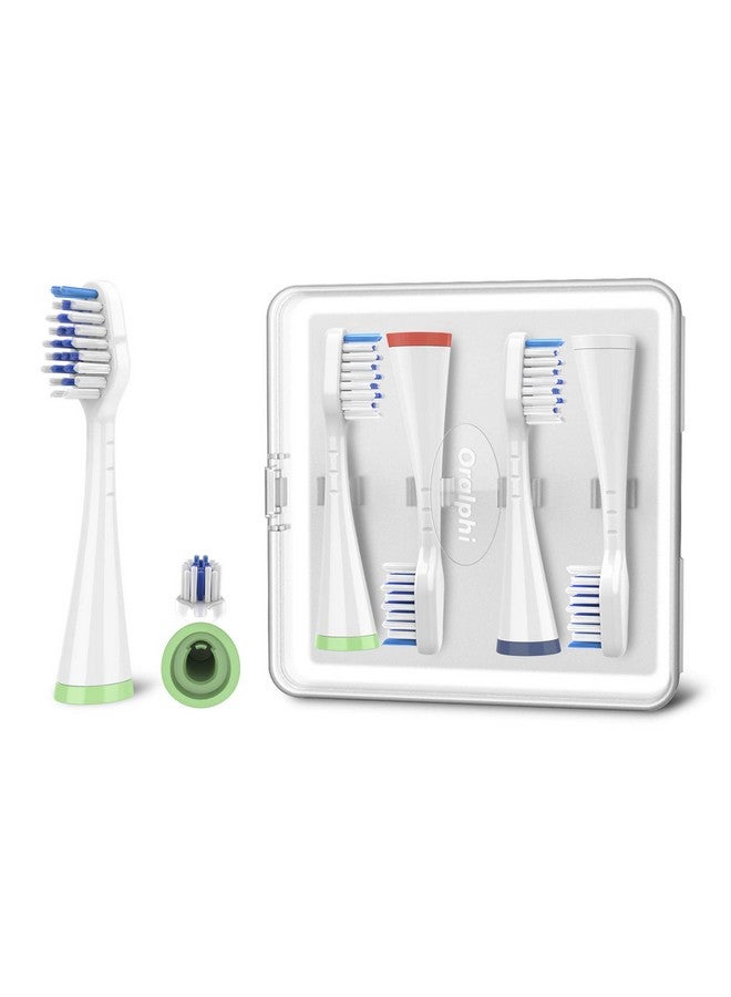 Oralphi Toothbrush Replacement Heads For Waterpik Complete Care 5.0/9.0 (Cc01/Wp861) Strb4Ww (4Pack White) - Image 2