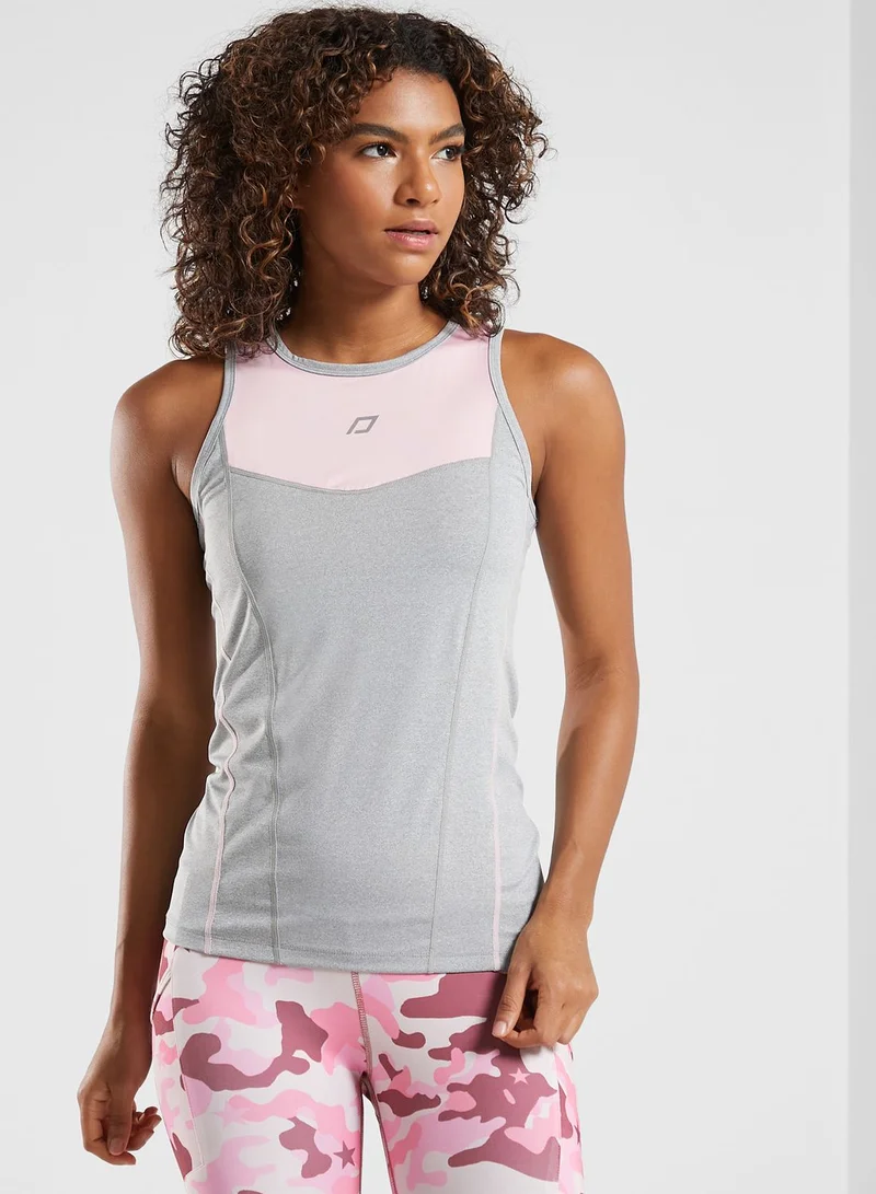 FRWD Athletic Vest With Colorblock Detail