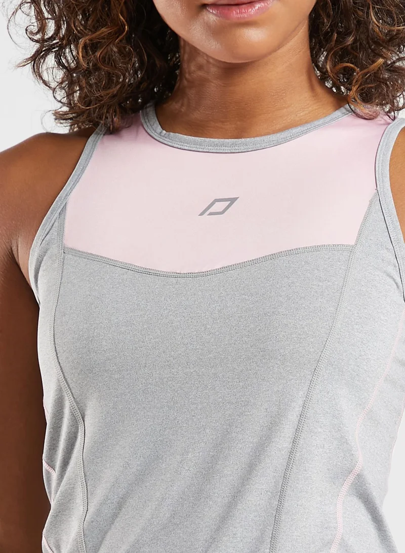 FRWD Athletic Vest With Colorblock Detail