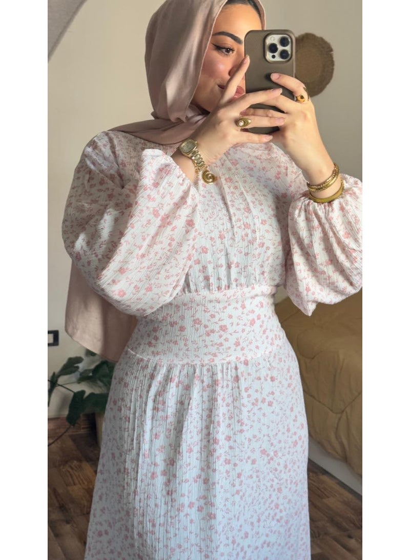 Floral Dress-Pink