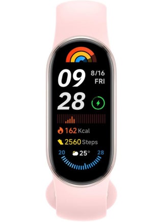 ساعة ذكية MI Smart Band 9 بشاشة AMOLED مقاس 1.62 بوصة و5ATM مقاومة للماء، تدعم مراقبة الأكسجين في الدم / معدل ضربات القلب - view 3