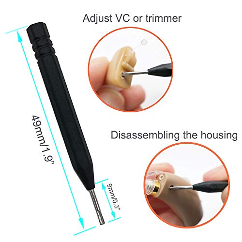 Anico 8 pieces hearing aid amplifier cleaning tools, earbuds/Headphones/Airpods cleaner brush kits with case - Image 5