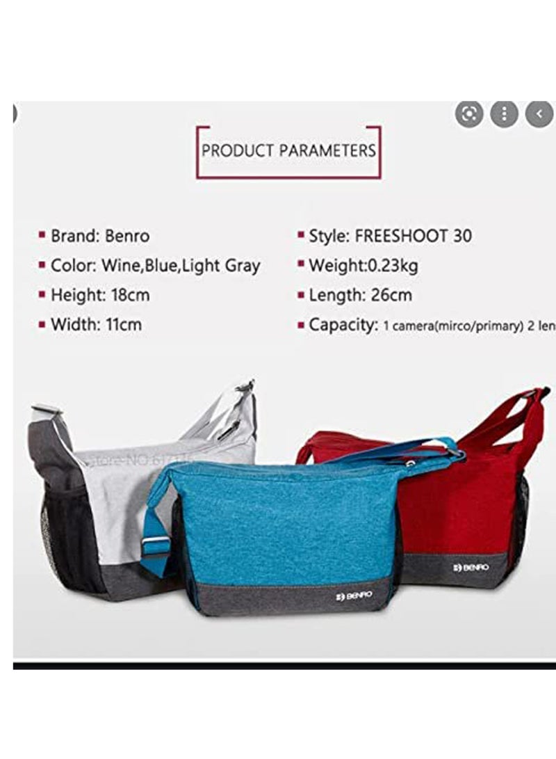 BENRO FSM30BLU Free Shoot Messenger Professional Camera Bag - Image 5