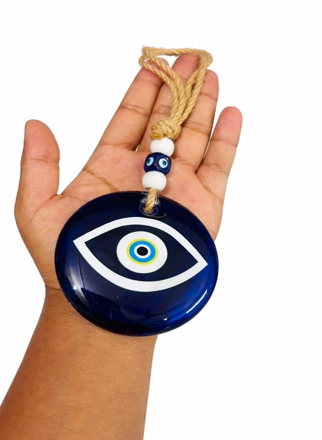 Vooli Blue Evil Eye Hanging Decor for Home Entrance | Anti-Negative Energy Nazar Protection | Hanging/Door Hanging Nazar Battu for Protection and Good Luck – Perfect for Gifting Home or Office & Car - Image 1