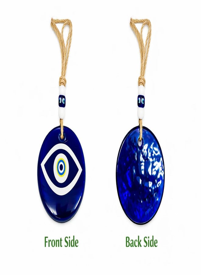 Vooli Blue Evil Eye Hanging Decor for Home Entrance | Anti-Negative Energy Nazar Protection | Hanging/Door Hanging Nazar Battu for Protection and Good Luck – Perfect for Gifting Home or Office & Car - Image 3