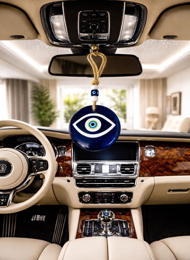 Vooli Blue Evil Eye Hanging Decor for Home Entrance | Anti-Negative Energy Nazar Protection | Hanging/Door Hanging Nazar Battu for Protection and Good Luck – Perfect for Gifting Home or Office & Car - Image 4